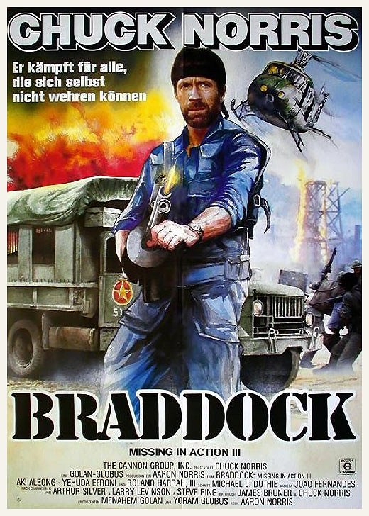 Braddock: Missing in Action 3 - Plakate