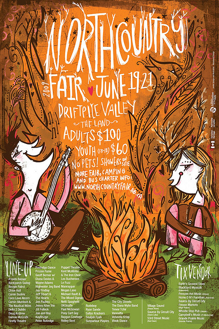 North Country Fair 2009 - Plakáty