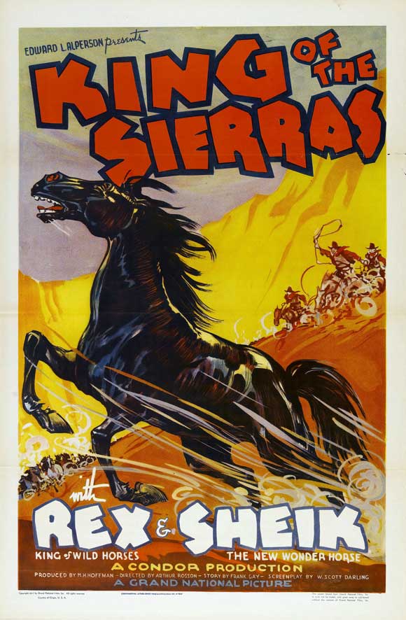 King of the Sierras - Affiches