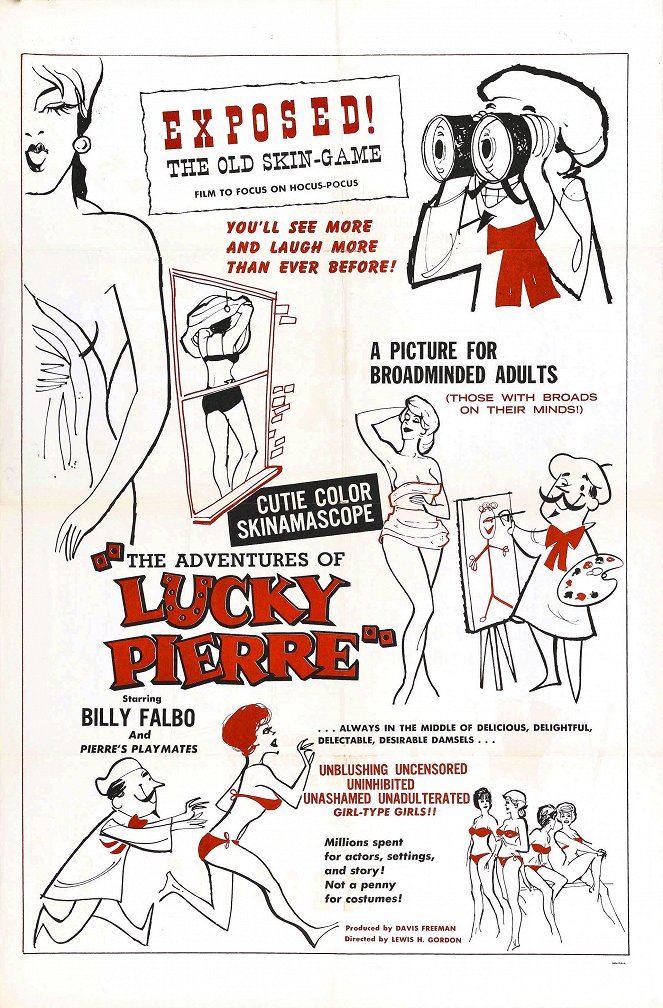 The Adventures of Lucky Pierre - Cartazes