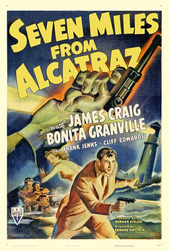 Seven Miles from Alcatraz - Affiches