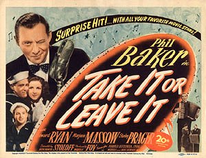 Take It or Leave It - Affiches