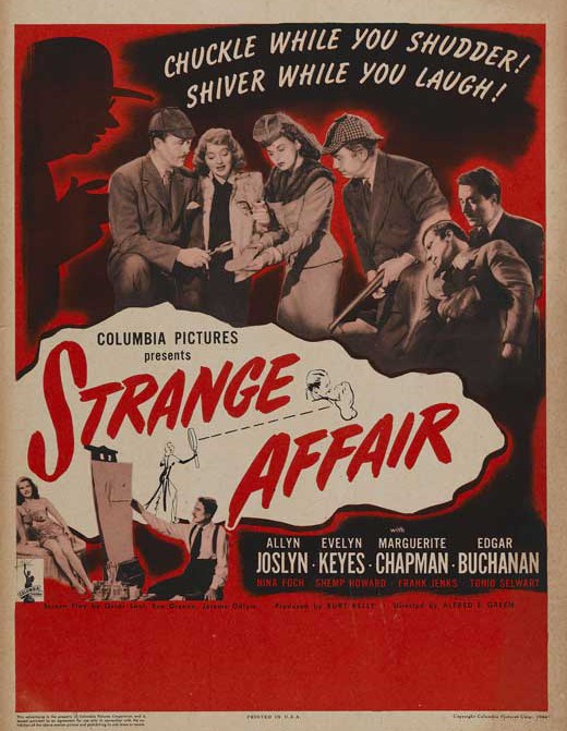 Strange Affair - Plakate