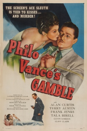 Philo Vance's Gamble - Julisteet