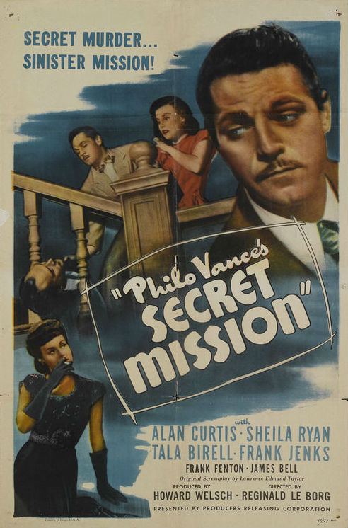 Philo Vance's Secret Mission - Cartazes