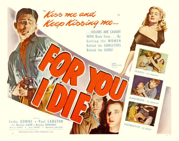 For You I Die - Affiches