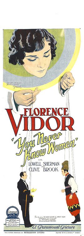 You Never Know Women - Affiches