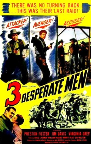 Three Desperate Men - Plakaty