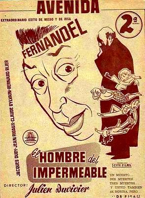 El hombre del impermeable - Carteles