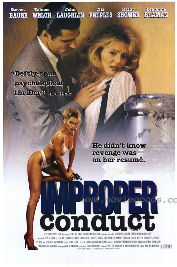 Improper Conduct - Affiches