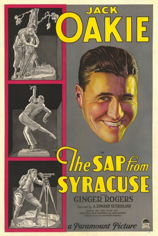 The Sap from Syracuse - Plagáty