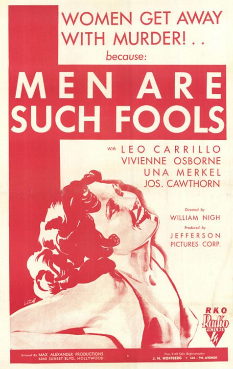 Men Are Such Fools - Affiches