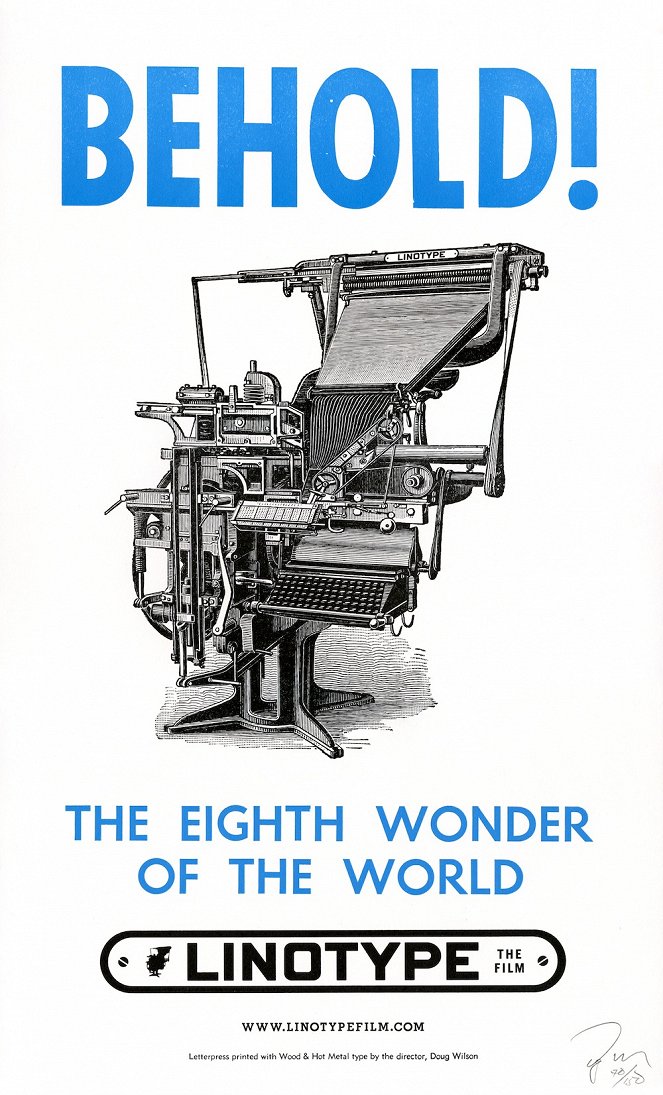 Linotyp: Osmý div světa - Plakáty
