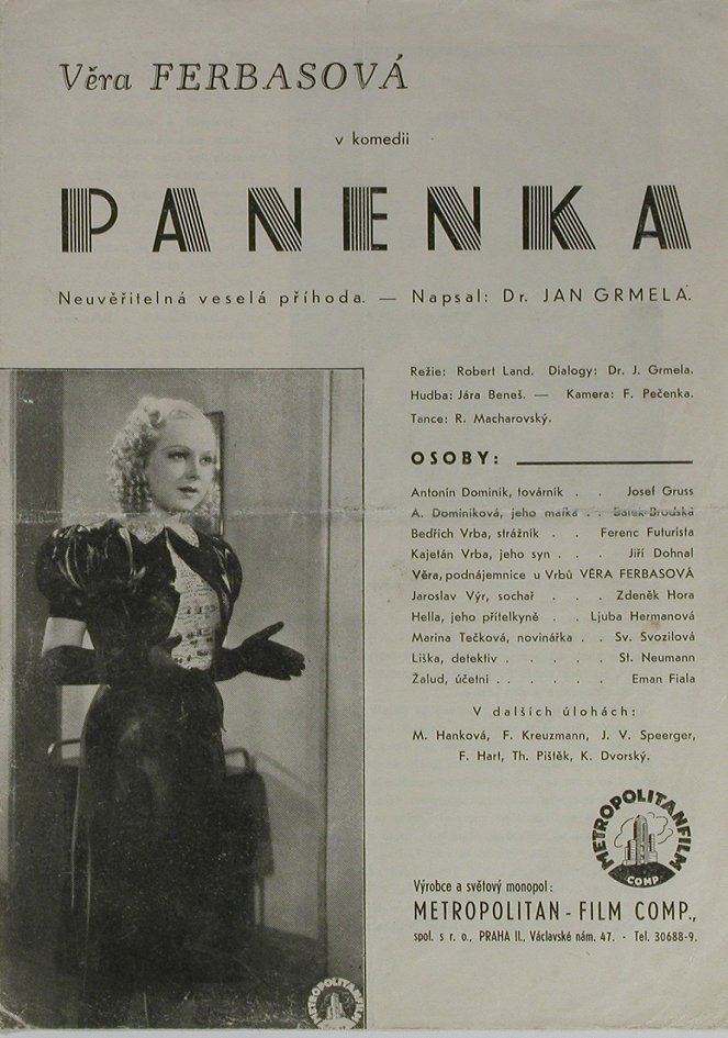 Panenka - Plakátok