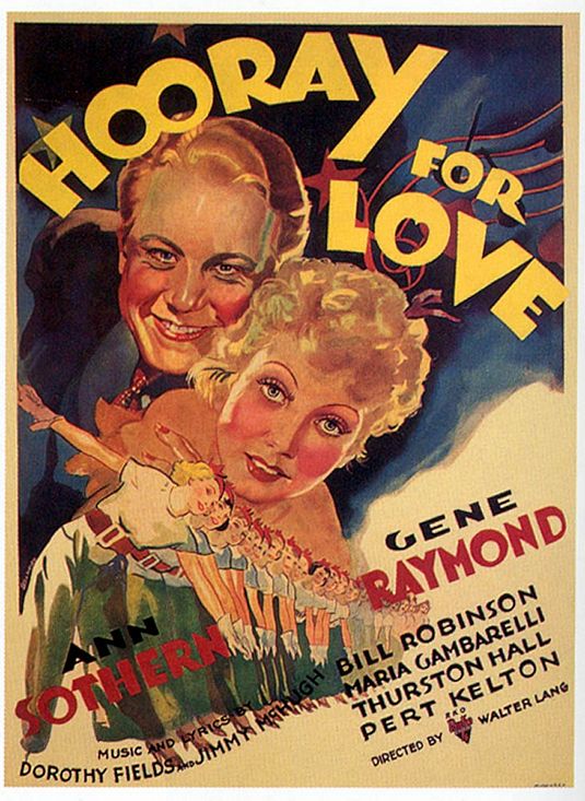 Hooray for Love - Posters