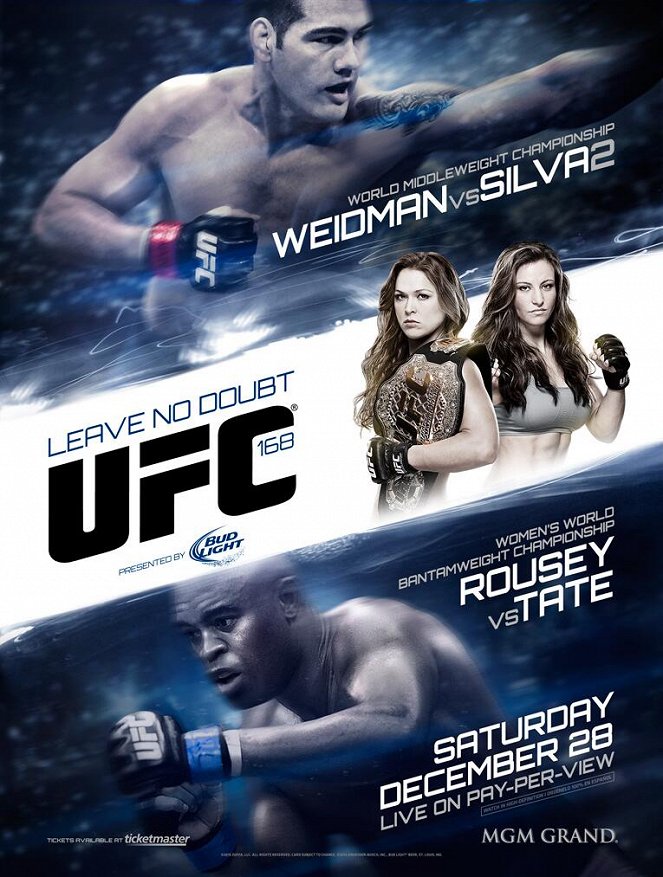 UFC 168: Weidman vs. Silva 2 - Plakátok