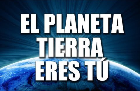El planeta Tierra eres tú - Plakate