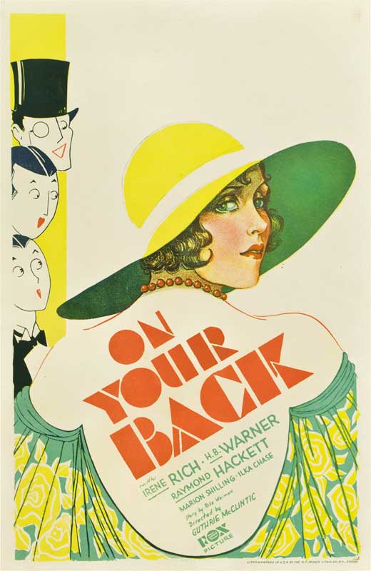 On Your Back - Affiches