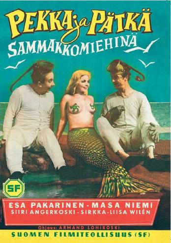 Pekka ja Pätkä sammakkomiehinä - Plakátok