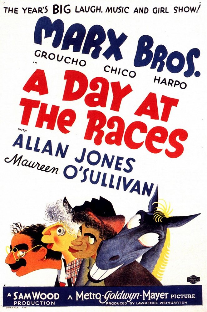 Die Marx Brothers: Ein Tag beim Rennen - Plakate