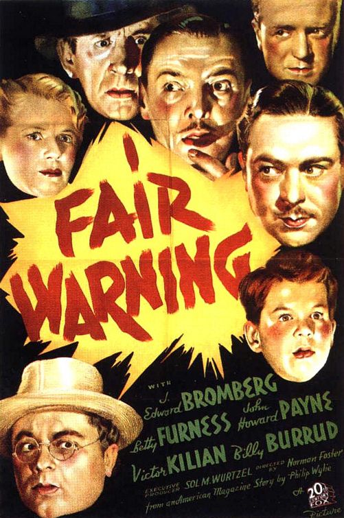 Fair Warning - Plakátok