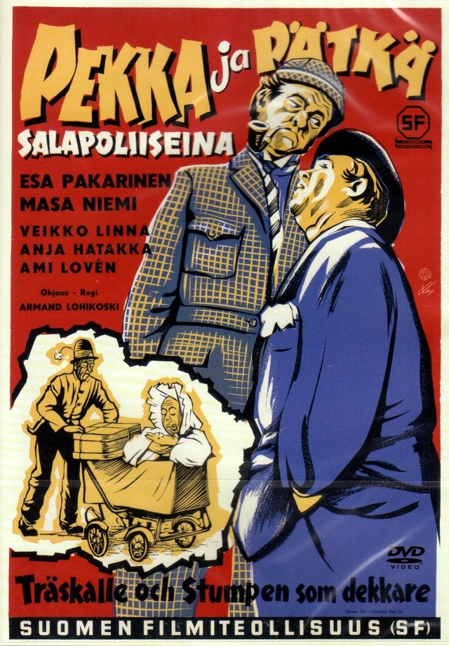 Pekka ja Pätkä salapoliiseina - Plakaty