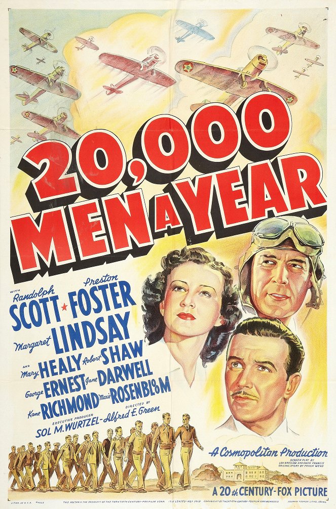 20,000 Men a Year - Plakate