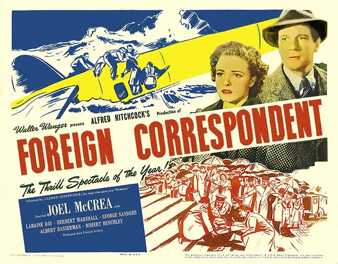 Foreign Correspondent - Posters