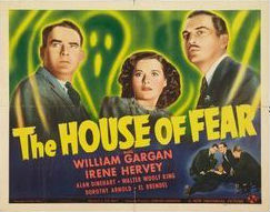 The House of Fear - Plakate
