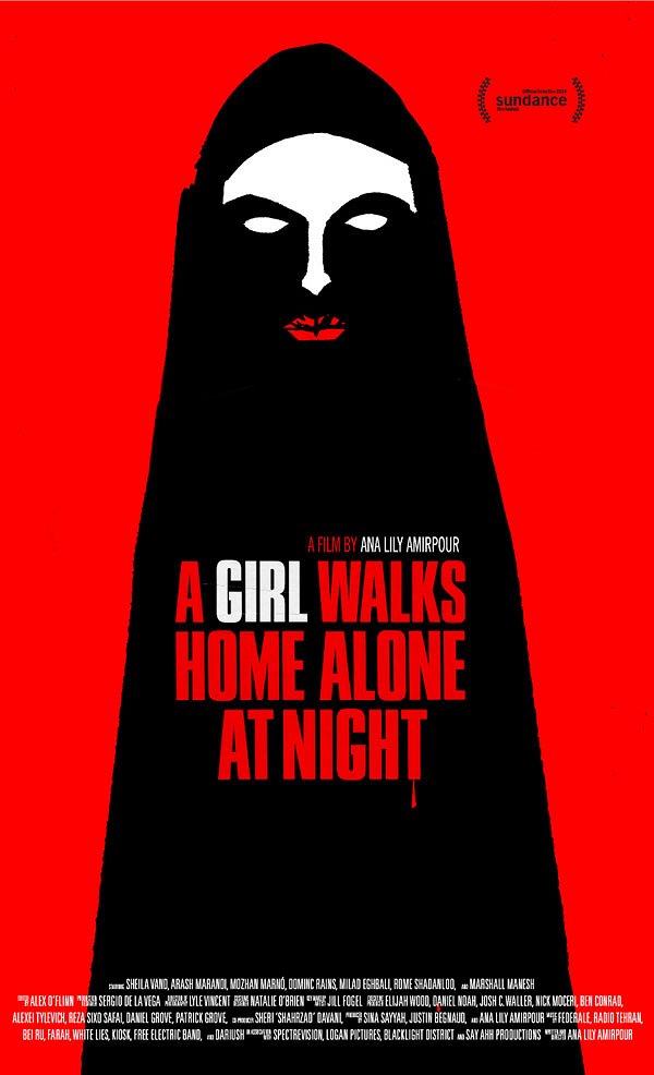 A Girl Walks Home Alone At Night - Affiches