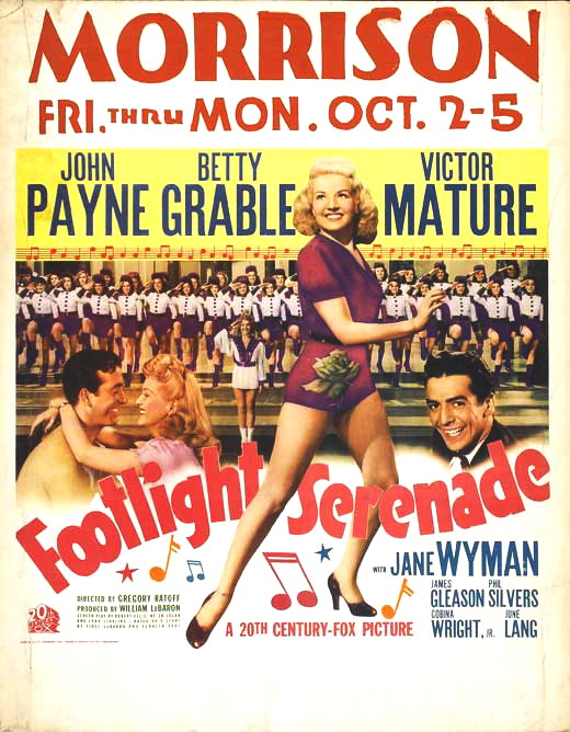 Footlight Serenade - Posters