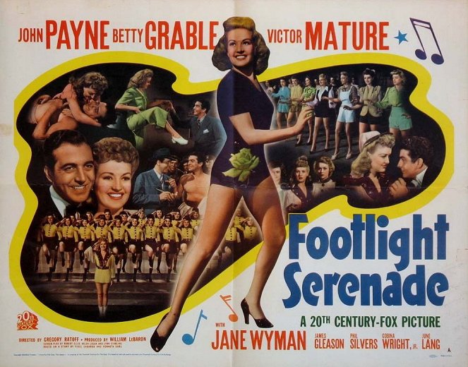 Footlight Serenade - Posters