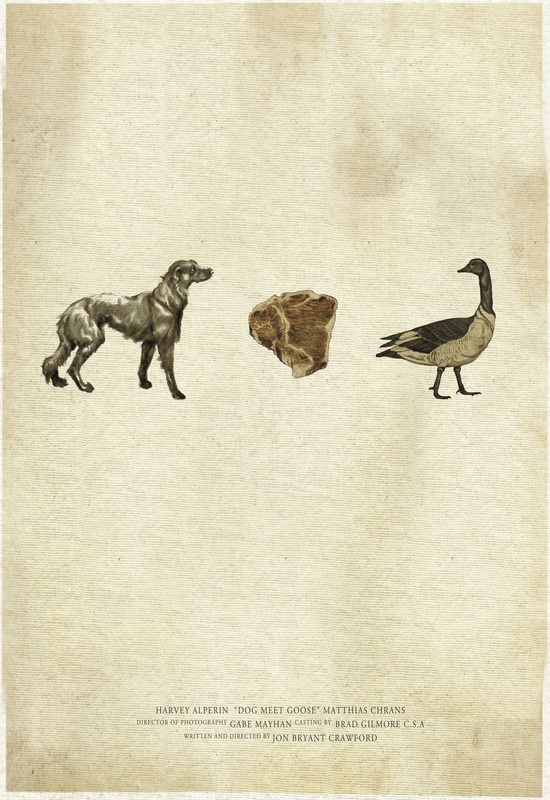 Dog Meet Goose - Plakate