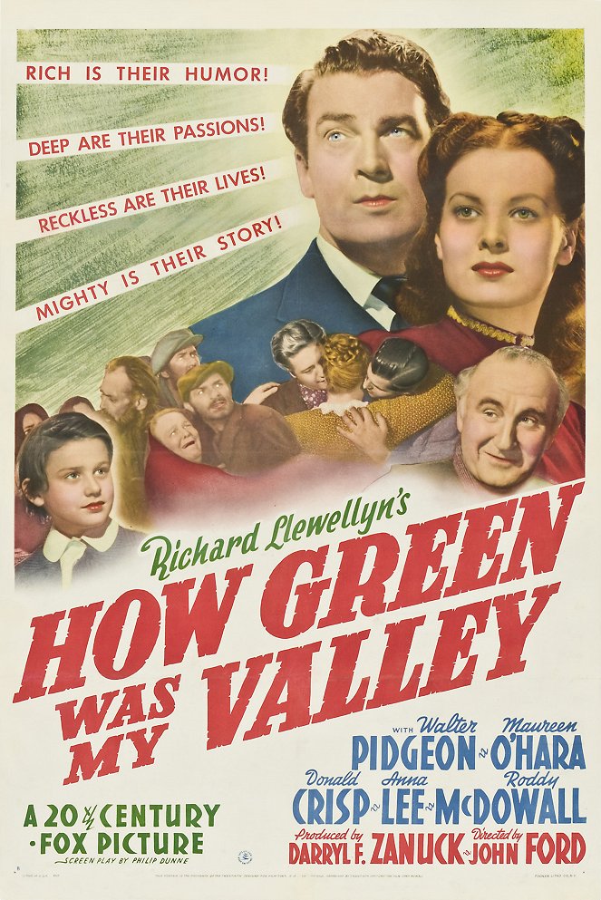 How Green Was My Valley - Posters