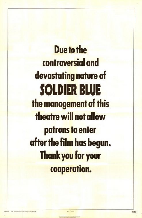 Soldier Blue - Cartazes