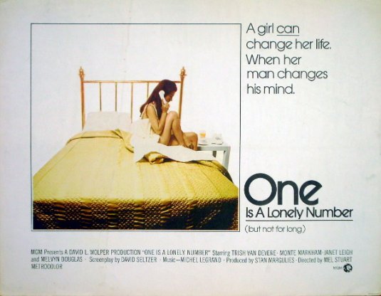 One Is a Lonely Number - Affiches