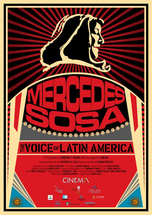 Mercedes Sosa, die Stimme Lateinamerikas - Plakate