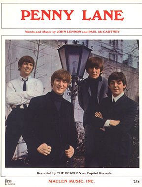 The Beatles: Penny Lane - Plakate