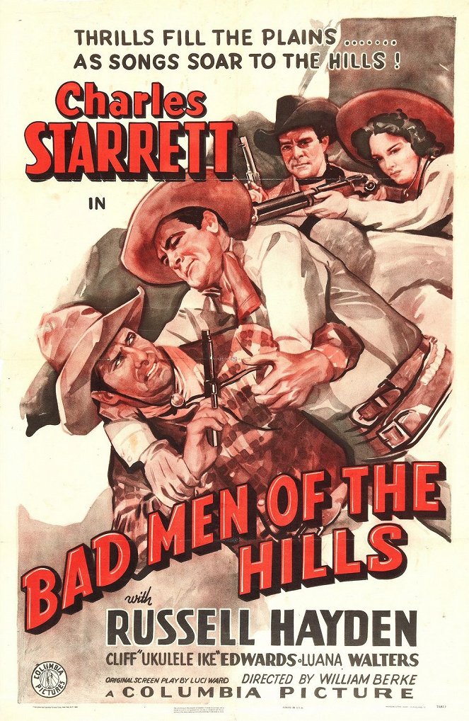 Bad Men of the Hills - Plakate