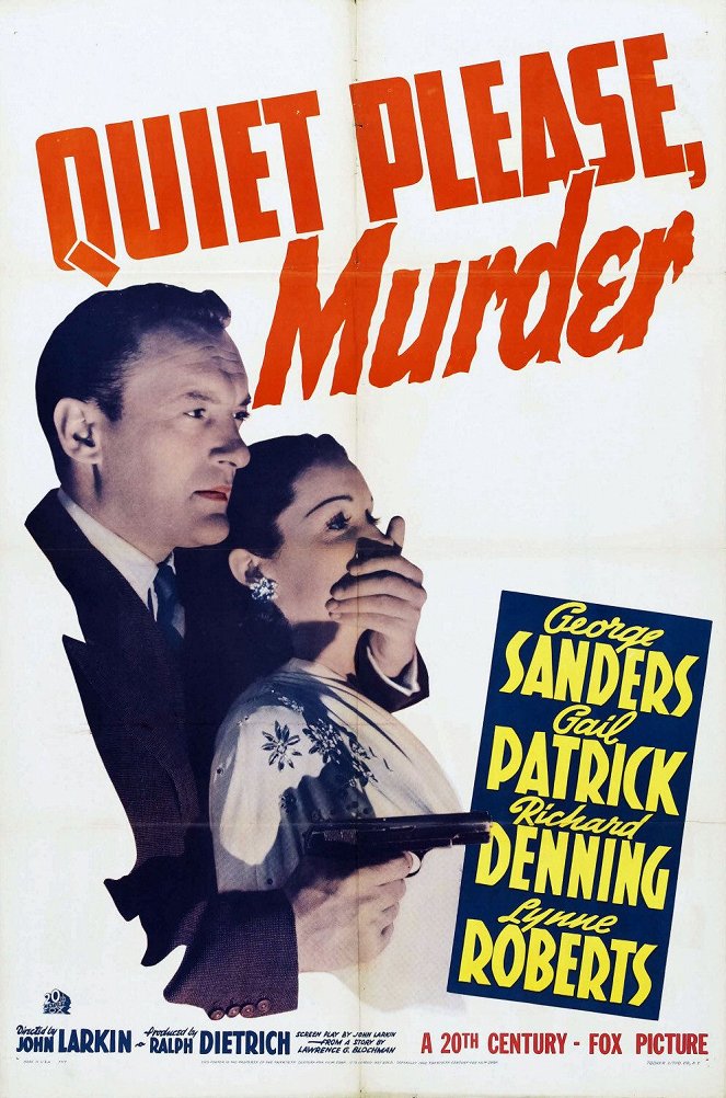 Quiet Please: Murder - Plakáty