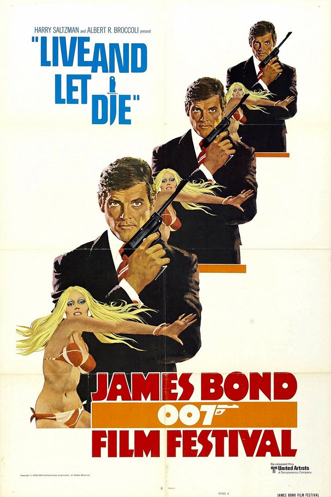 007 - Vive e Deixa Morrer - Cartazes