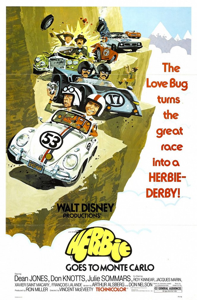 Herbie en el Gran Prix de Montecarlo - Carteles
