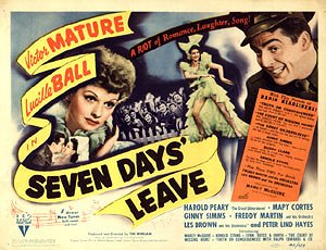 Seven Days' Leave - Cartazes