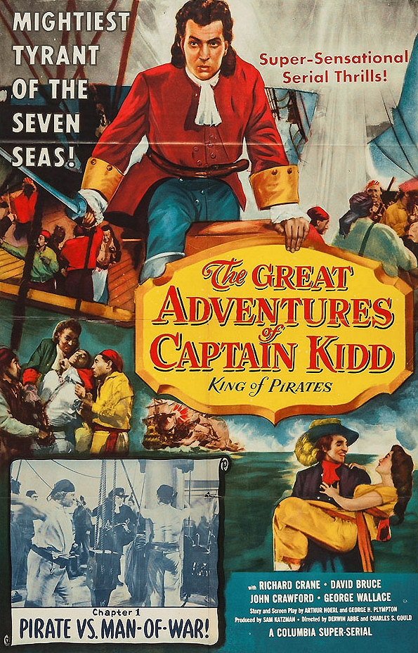The Great Adventures of Captain Kidd - Affiches