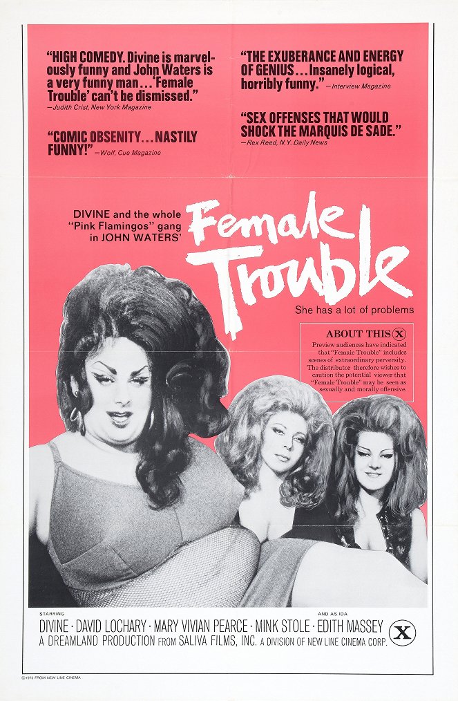 Female Trouble - Cartazes
