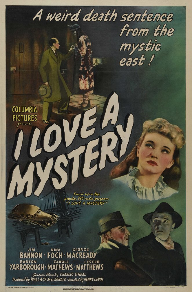 I Love a Mystery - Affiches