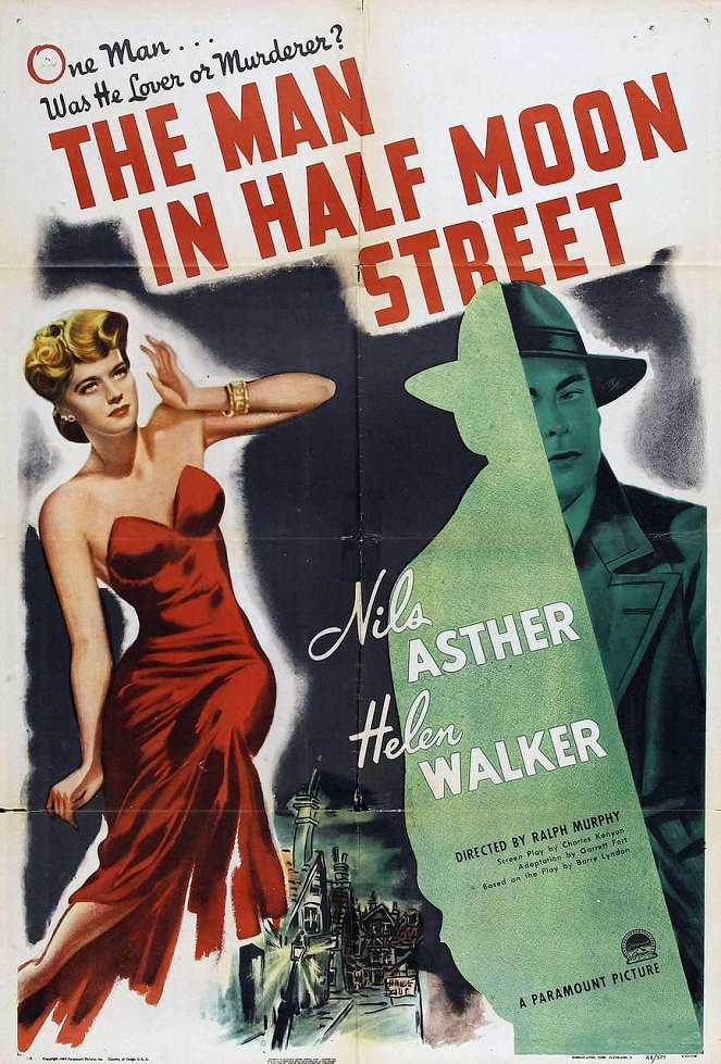 The Man in Half Moon Street - Affiches
