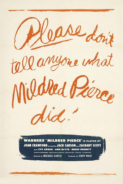 Le Roman de Mildred Pierce - Affiches