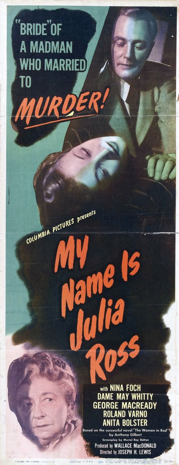 My Name Is Julia Ross - Affiches
