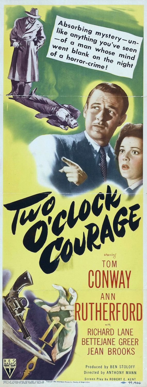Two O'Clock Courage - Affiches